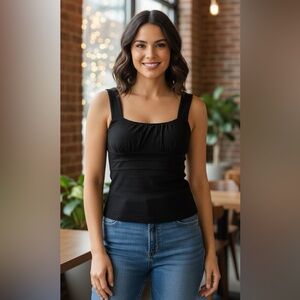 Black Sleeveless Top ANN TAYLOR